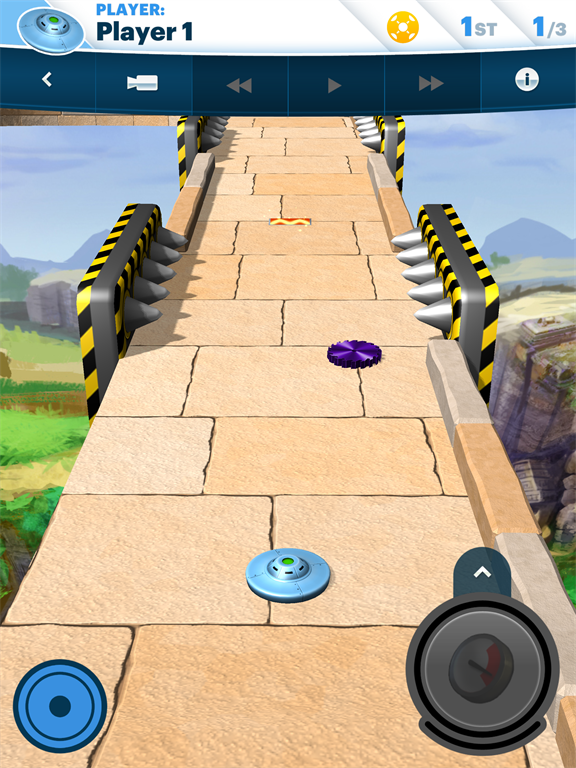 Disc Drivin' 2 screenshot: Spike Zone